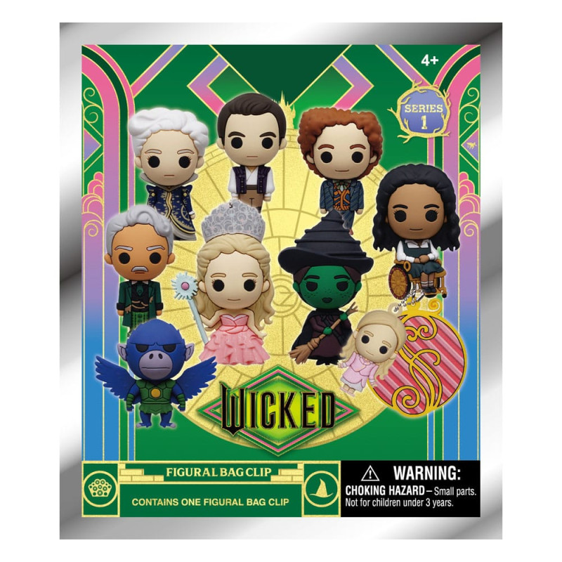 Wicked 3D Foam Bag Clips Series 1 Display (24) 1