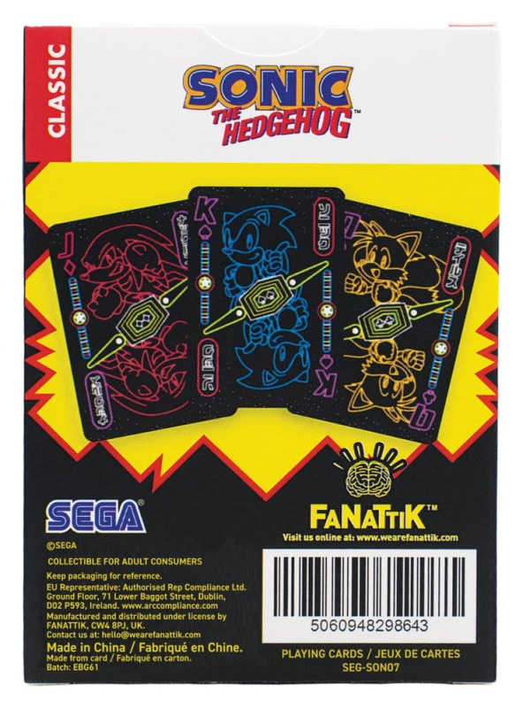 Sonic the Hedgehog Playing Cards Display (12 Packs) 4