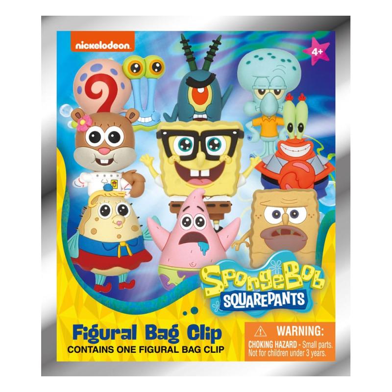 SpongeBob Squarepants 3D PVC Bag Clips Classic Series 3 Display (24) 1