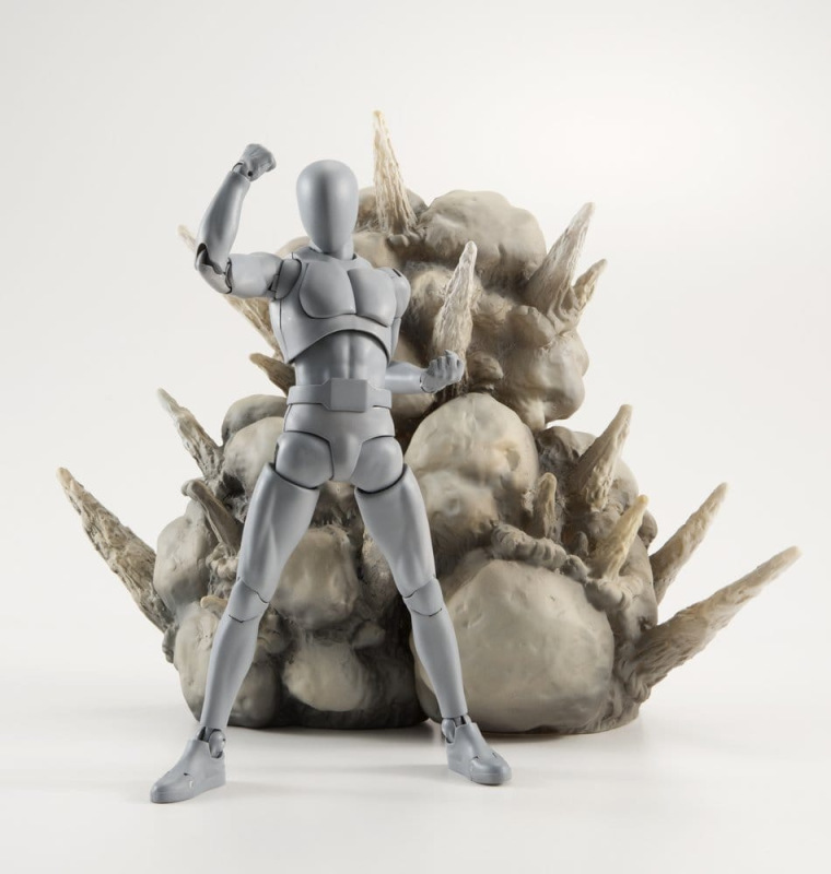 Tamashii Effect Action Figure Accessory Explosion Gray Ver. for S.H.Figuarts 5