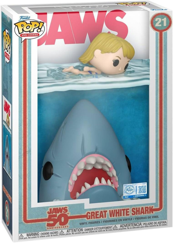 Jaws POP! Comic Cover Vinyl Figure Shark 9 cm 1