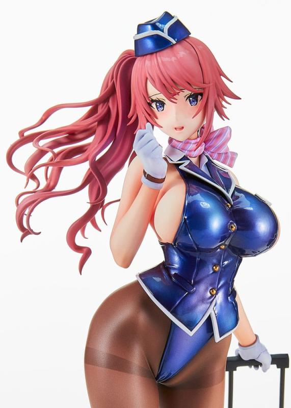 Original Character PVC Statue Tight na Oshigoto Work 3: Cabin Attendant Aya Saionji Antenna Shop Lim