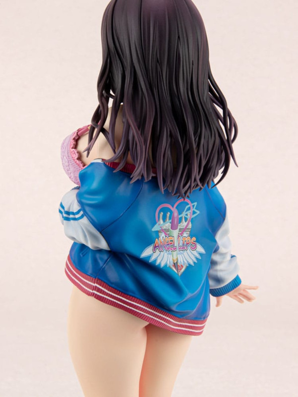 Original Character PVC Statue 1/6 Sukajan Jacket Kanojo wa Cool de Itai! Kyouka Kagura 27 cm 5