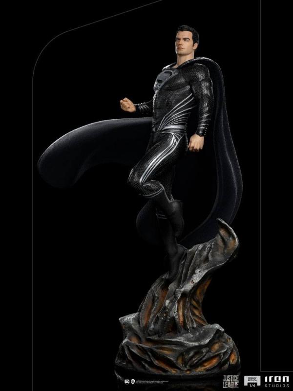 Zack Snyder's Justice League Art Scale Statue 1/4 Superman Black Suit 69 cm