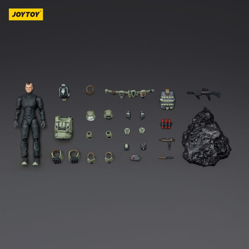 Steel Ride Corps Dark Source Action Figur Assaulter Marco 7 cm 5
