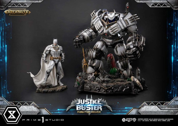 DC Comics Ultimate Museum Masterline Statue Justice Buster: Phantom Armor (Design By Josh Nizzi) Ult 10