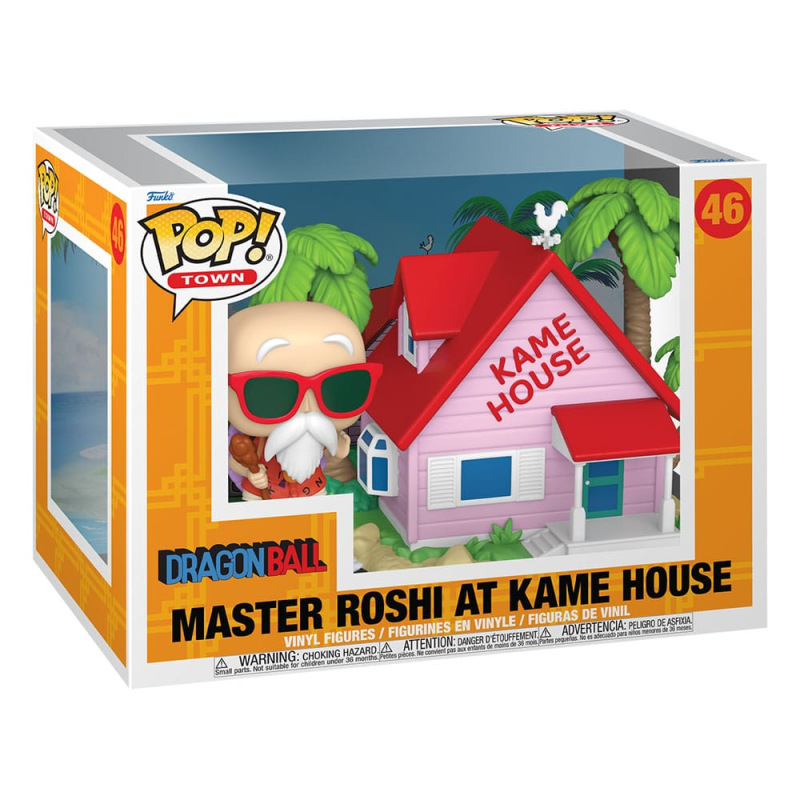 Dragon Ball POP! Town Vinyl Figure Kame House w/Master Roshi 9 cm 1