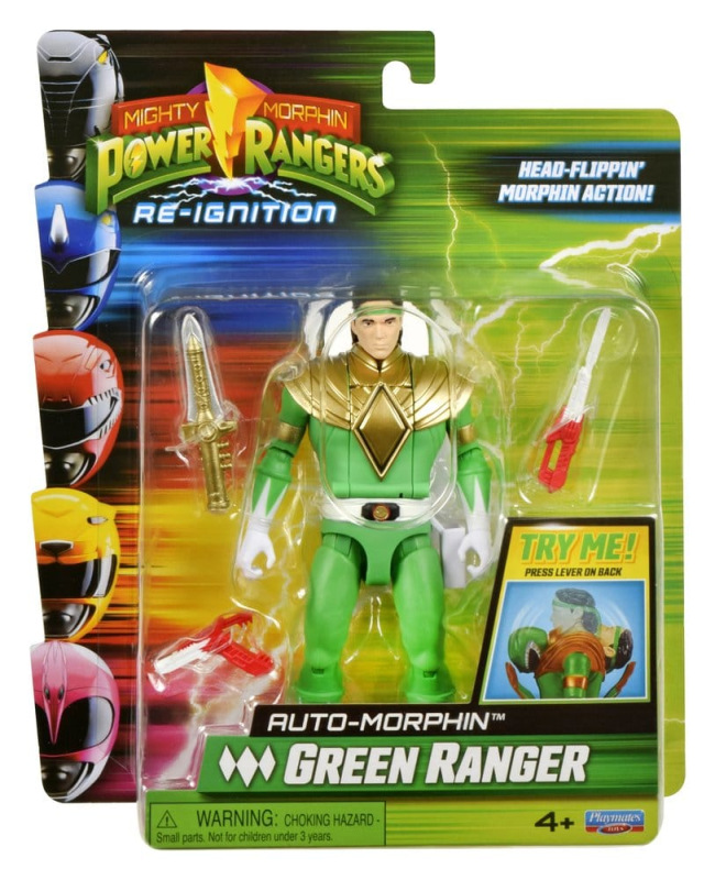 Power Rangers Auto-Morphin Action Figure Green Ranger 15 cm 1