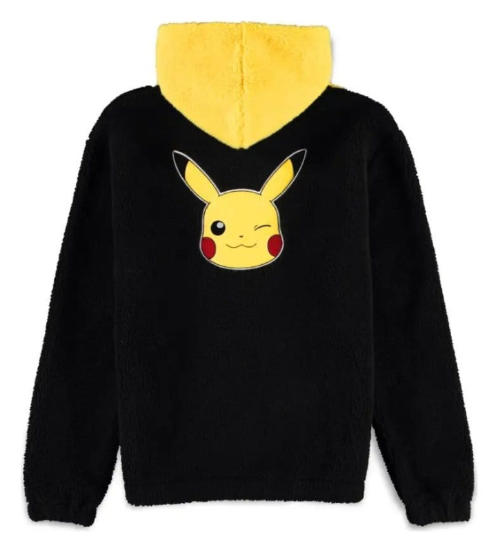 Pokémon Hooded Sweater Pikachu Sherpa Premium Size XL 2