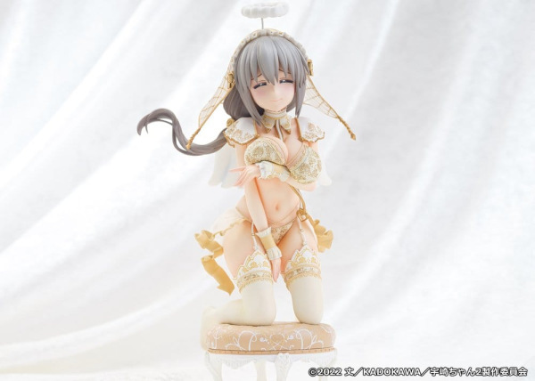 Uzaki-chan Wants to Hang Out! PVC Statue 1/7 Tsuki Uzaki Angel Ver. 19 cm 8