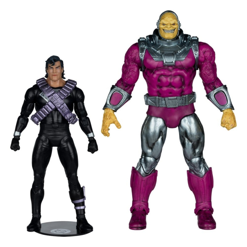 DC Multiverse Megafig Action Figure 2-Pack Mongul vs Superman (Return of Superman) 25 cm 5