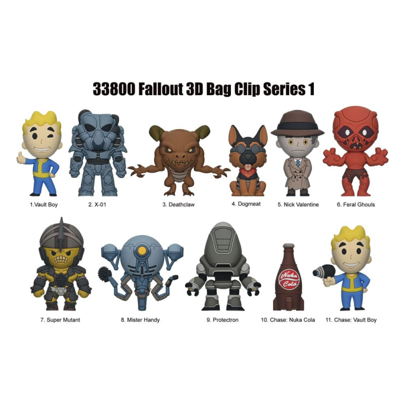 Fallout 3D Foam Bag Clips Series 1 Display (24) 2