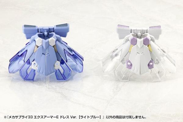 Kotobukiya M.S.G. Model Kit Accessory Set Mecha Supply 33 Armor Type E Dress Ver. Light Blue