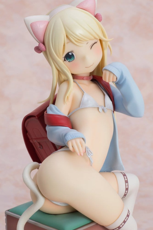 Hatsukoi Ribbon PVC Figure 1/6 Yuu White cat Ver. 25 cm 13