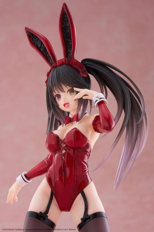 Date A Live V PVC Statue Desktop Cute Figure Kurumi Tokisaki Bunny Ver. 13 cm