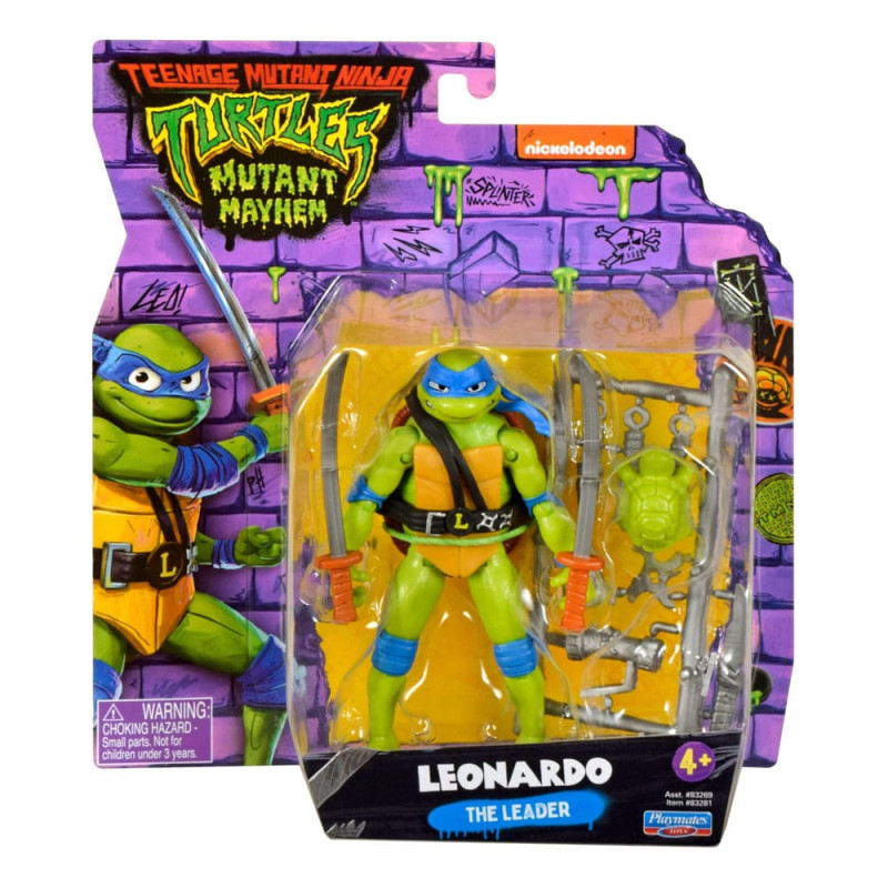Teenage Mutant Ninja Turtles: Mutant Mayhem Action Figures Leonardo 10 cm 1