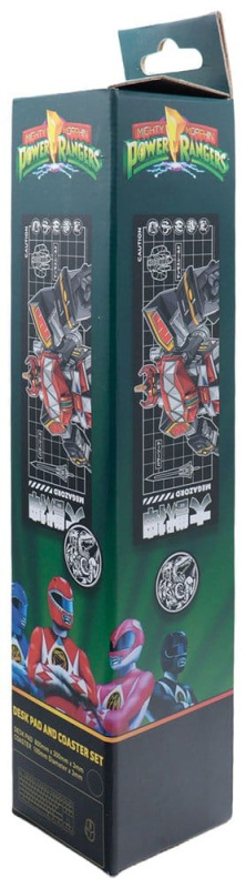 Power Rangers Desk Pad & Coaster Set 4