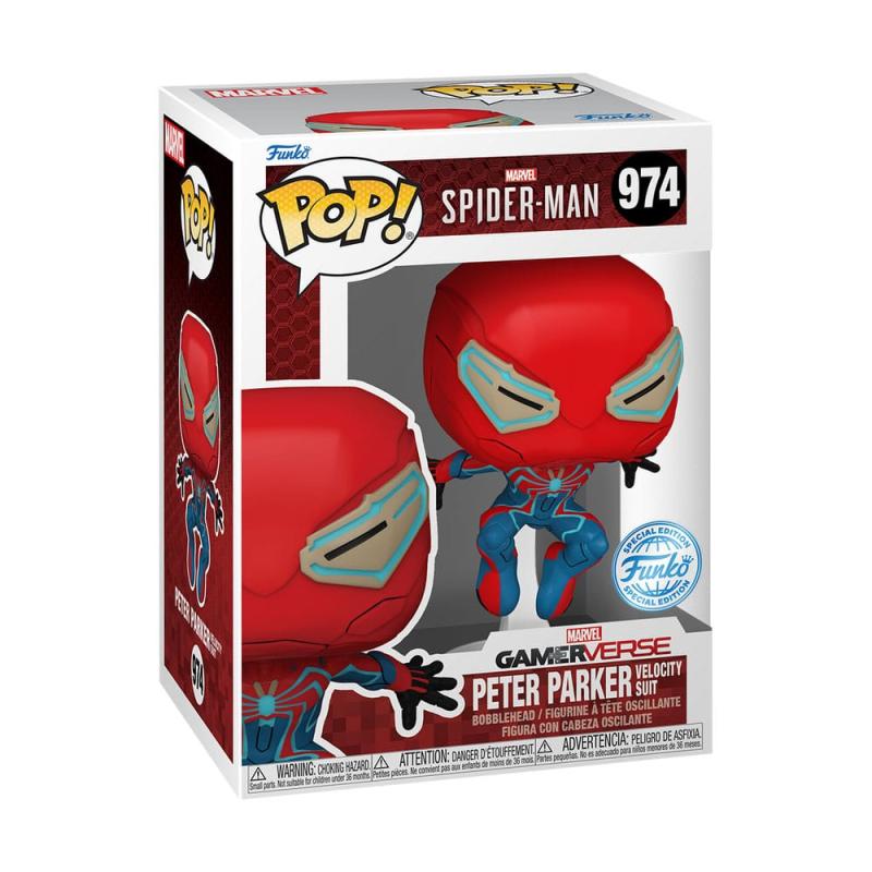 Spider-Man 2 POP! Games Vinyl Figure Velocity Suit Exclusive 9 cm 1