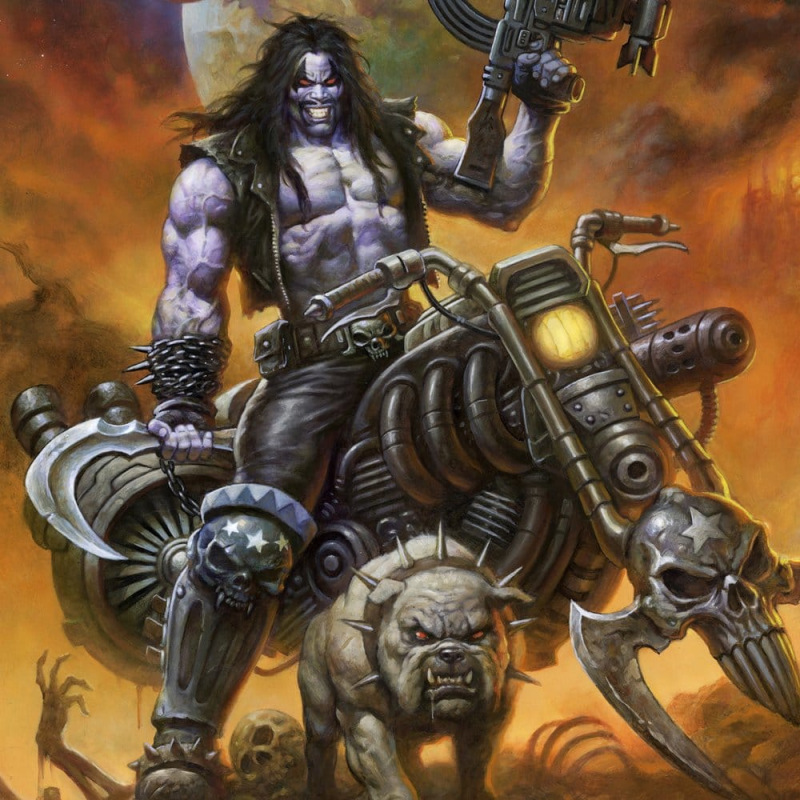 DC Comics Fine Art Print Lobo™: The Main Man by Alex Horley 46 x 61 cm - unframed 2