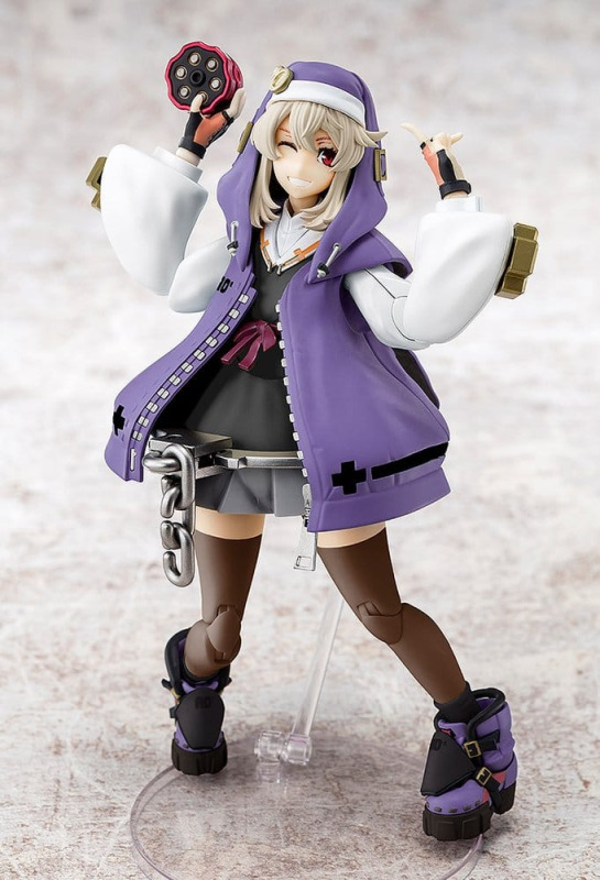 Guilty Gear Strive Plastic Model Kit Bridget Articulated Purple Color Ver. 14 cm 3