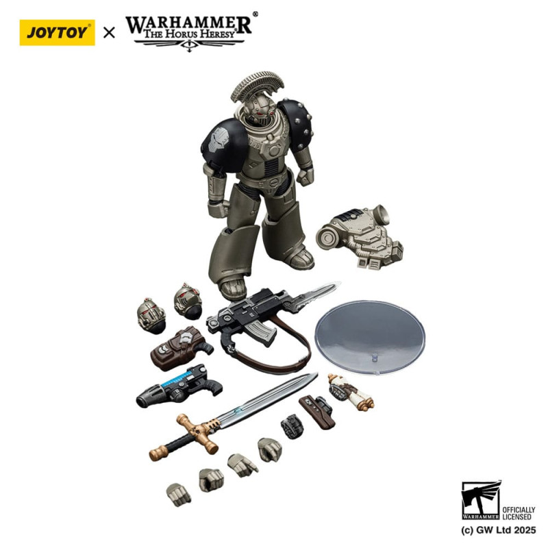 Warhammer The Horus Heresy Action Figure 1/18 lron Warriors MKVI Tactical Sergeant with Power Sword 10