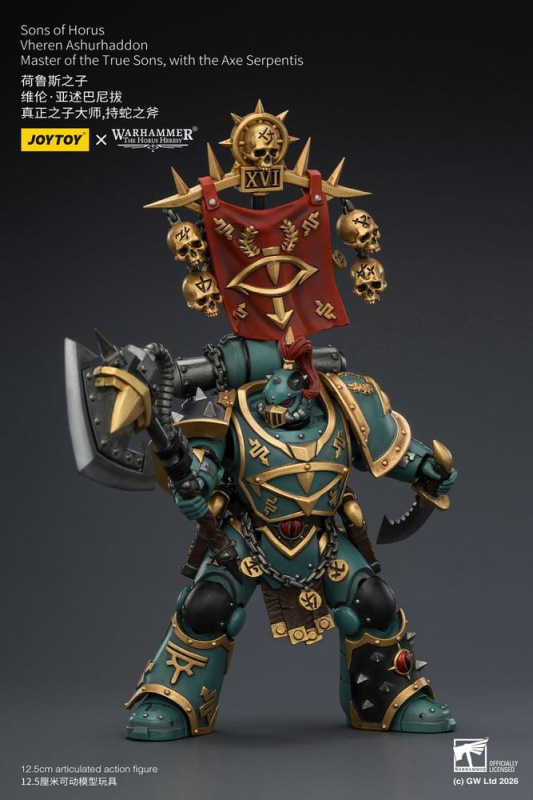 Warhammer The Horus Heresy Action Figure Sons of Horus Vheren Ashurhaddon Master of the True Sons 13 6