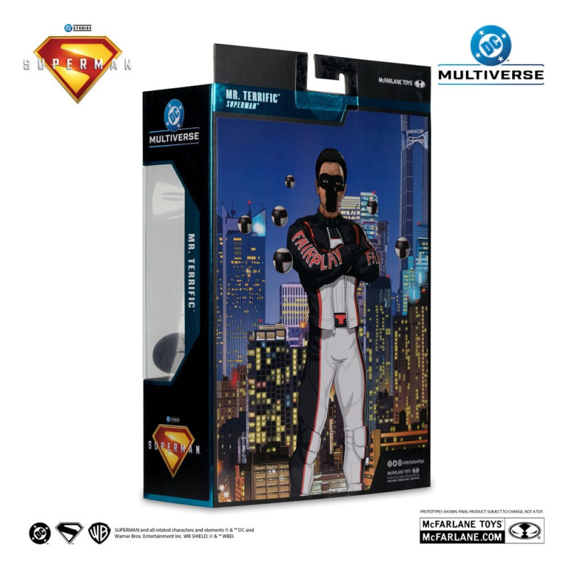 Superman (2025) DC Multiverse Deluxe Theatrical Edition Action Figure Mr. Terrific (Red Platinum Edi 8