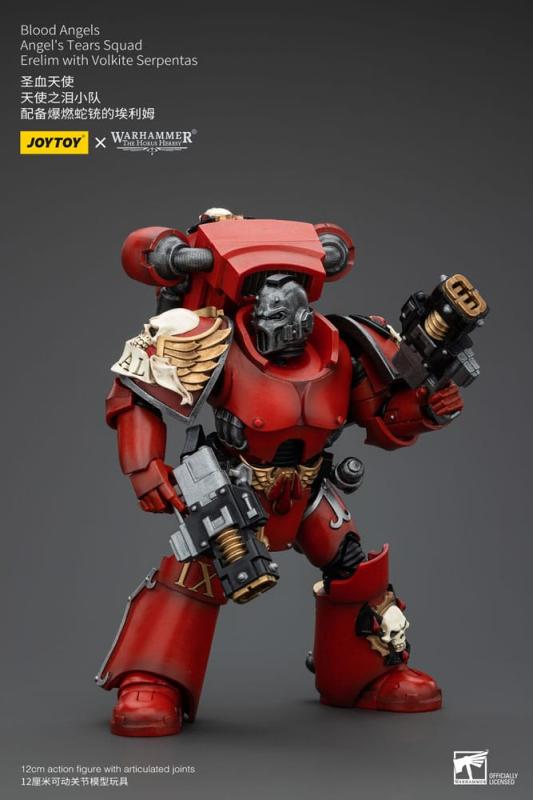 Warhammer The Horus Heresy Action Figure 1/18 Blood Angels Angel's Tears SquadErelim with Volkite Se