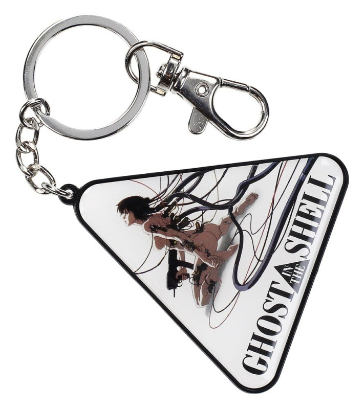 Ghost in the Shell Metal Keychain Resting Motoko 14 cm 3