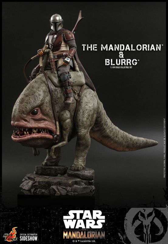 Star Wars The Mandalorian Action Figure 2-Pack 1/6 The Mandalorian & Blurrg 37 cm 2