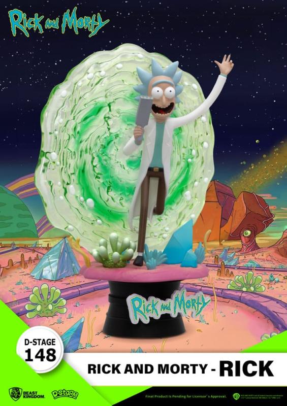 Rick & Morty: Rick 14 cm D-Stage PVC Diorama - Beast Kingdom Toys