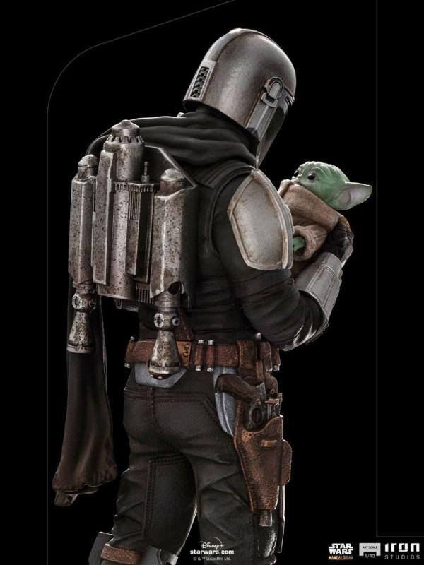 Star Wars The Mandalorian: Mando & Grogu 1/10 Art Scale Statue - Iron Studios