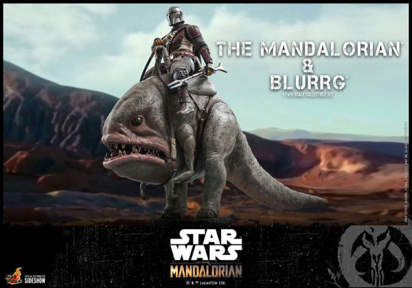 Star Wars The Mandalorian Action Figure 2-Pack 1/6 The Mandalorian & Blurrg 37 cm 8