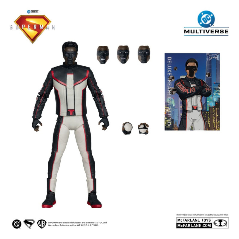Superman (2025) DC Multiverse Deluxe Theatrical Edition Action Figure Mr. Terrific (Red Platinum Edi 2