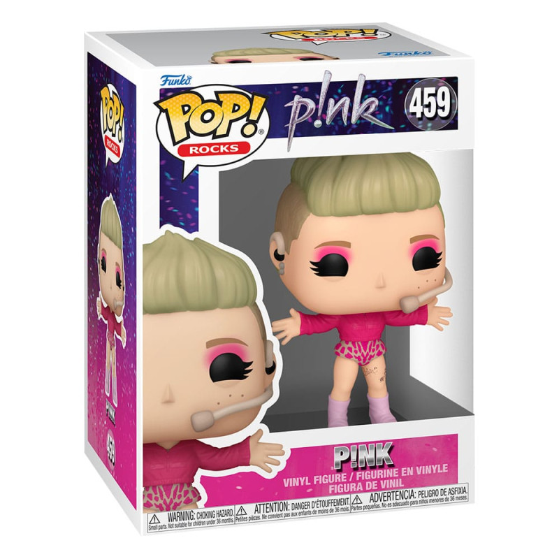 Pink POP! Rocks Vinyl Figure Trustfall Tour 9 cm 1