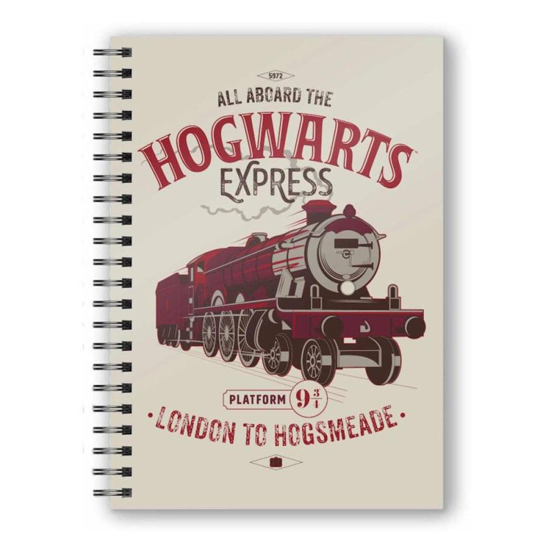 Harry Potter Notebook with 3D-Effect All Aboard the Hogwarts Express