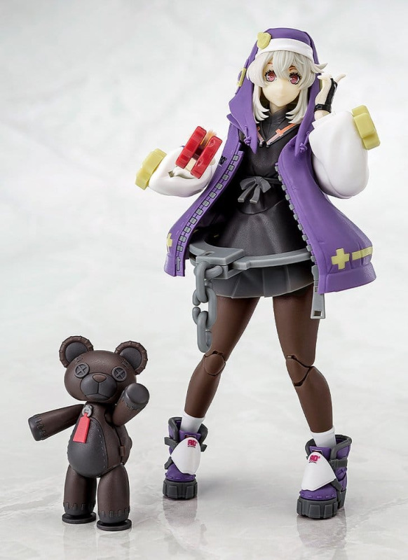 Guilty Gear Strive Plastic Model Kit Bridget Articulated Purple Color Ver. 14 cm 9