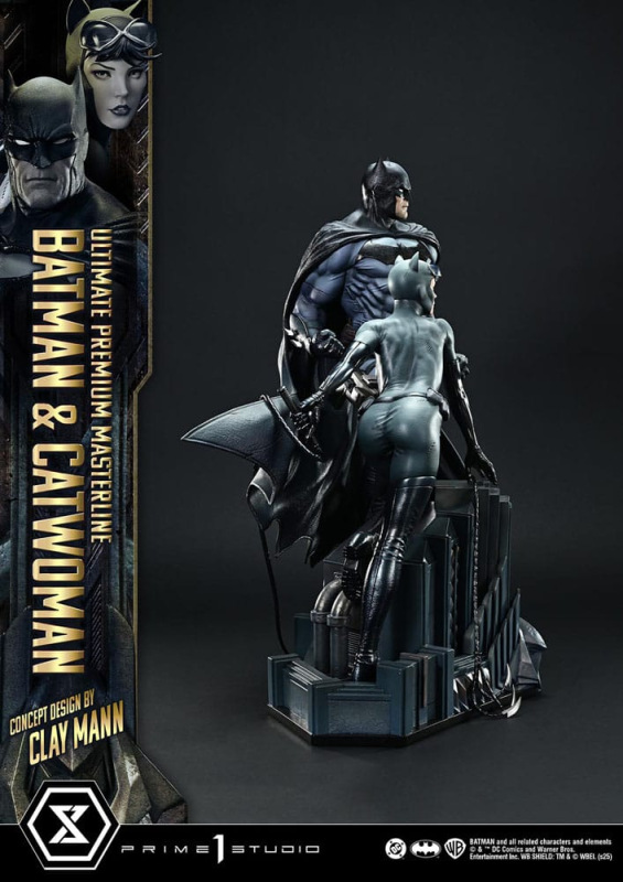 DC Comics Ultimate Premium Masterline Series Statue 1/4 Batman & Catwoman (Concept Design by Clay Ma 11