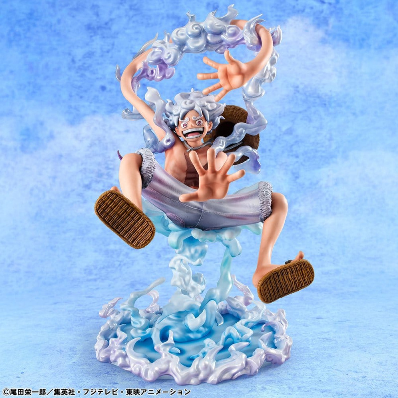 One Piece Portrait.Of.Pirates PVC Figure "Evolutionary History" Monkey D. Luffy "Gear Fifth" 26 cm 12