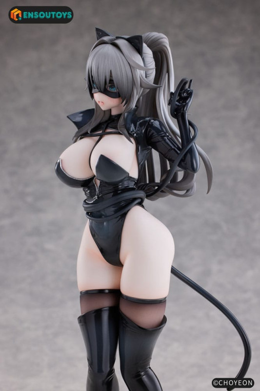 K Pring Original Character Statue 1/6 Cat Woman Happy-chan Different Color Edition 27 cm 3