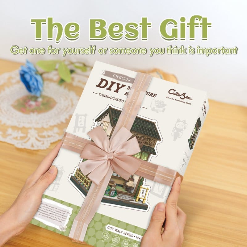 Miniature House Model Kit Kanmi-dokoro Kurihara 19 x 15 cm 7