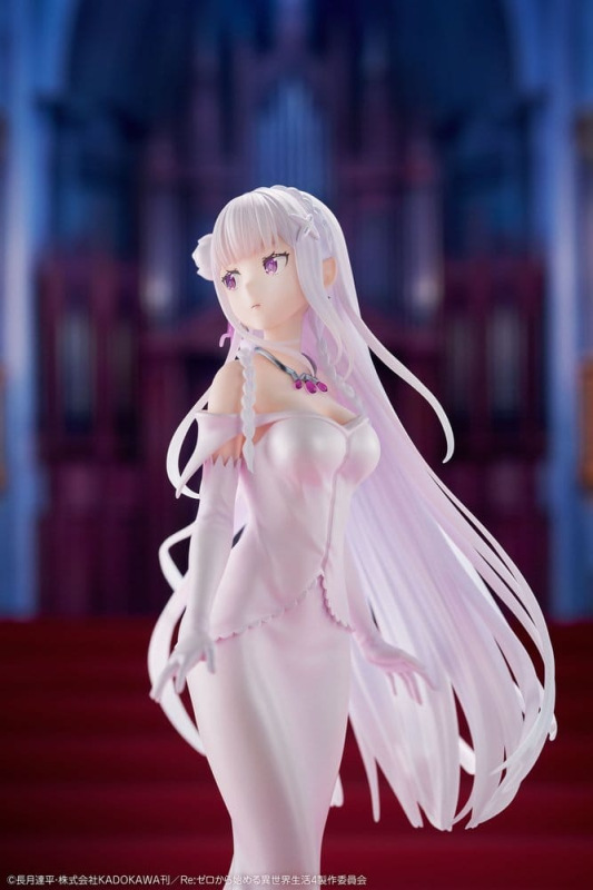 Re:ZERO -Starting Life in Another World- PVC Figure 1/7 Emilia Wedding dress Ver. 24 cm 11