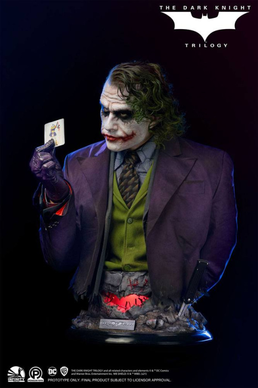 The Dark Knight Life-Size Bust Joker 82 cm 3