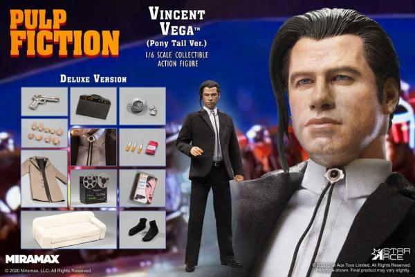 Pulp Fiction: Vincent Vega 2.0 (Ponny Tail) 1/6 Action Figure Deluxe Ver. - Star Ace Toys