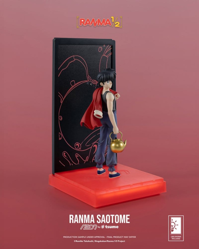 Ranma Neon Figure 1/9 Ranma Saotome Boy 20 cm 5