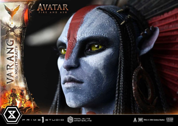 Avatar: Fire and Ash (Film) Real Elite Masterline Series Statue 1/4 Varang & Nightwraith Avatar Lega 8