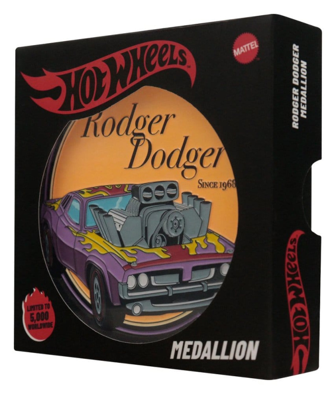 Hot Wheels Medallion Rodger Dodger Limited Edition 3