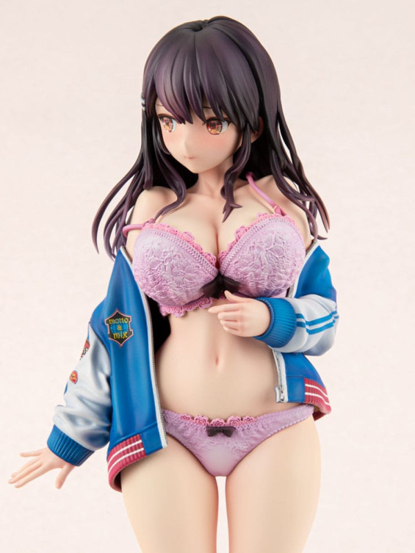 Original Character PVC Statue 1/6 Sukajan Jacket Kanojo wa Cool de Itai! Kyouka Kagura 27 cm 2