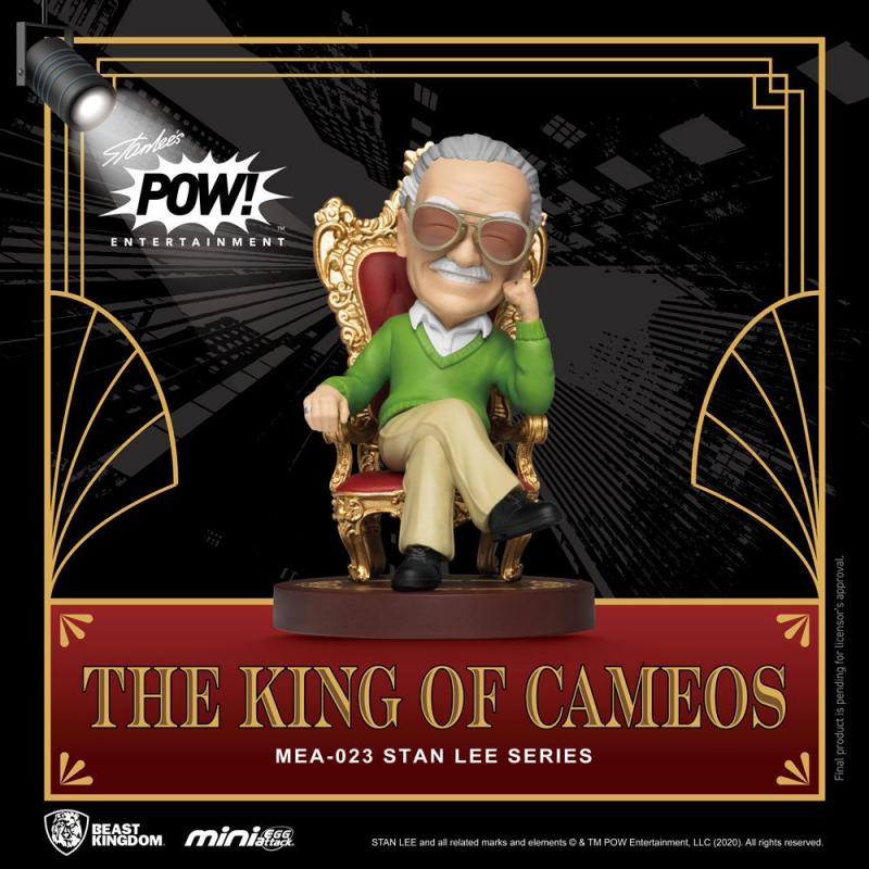 Stan Lee: Stan Lee The King of Cameos - Mini Egg Figure 8 cm - Beast Kingdom