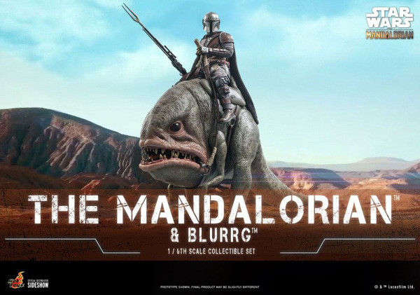 Star Wars The Mandalorian Action Figure 2-Pack 1/6 The Mandalorian & Blurrg 37 cm 1